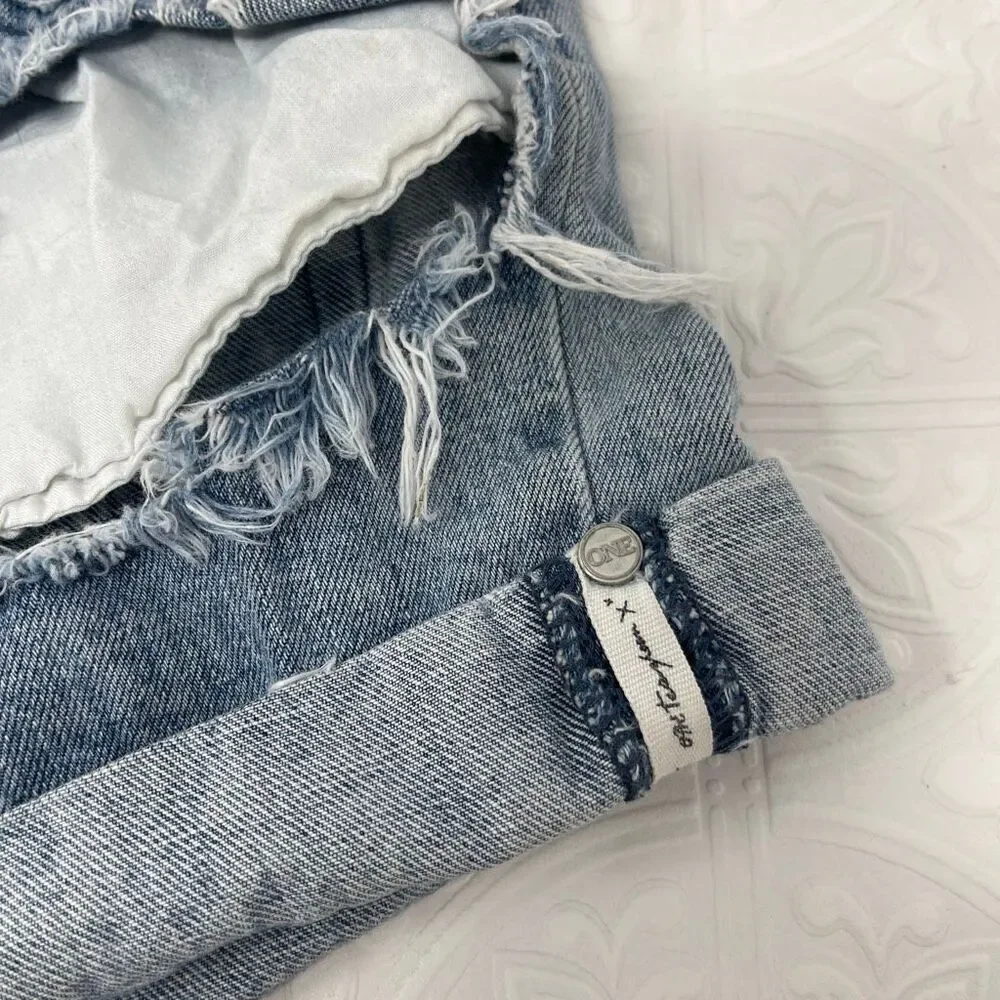 One Teaspoon Denim Shorts Sz 27